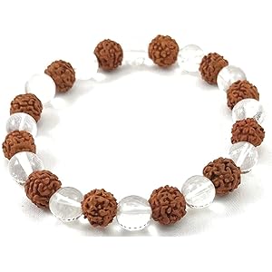 rudraksh crystal bracelet